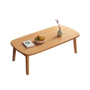 可折叠茶几小户型客厅家用简易茶桌实木小桌子简约现代卧室小矮桌