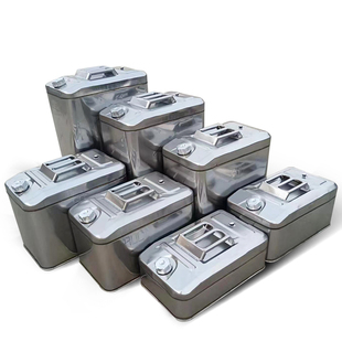 304特厚不锈钢铁油桶60L50L40L30L汽车柴油桶加厚备用油箱汽油桶