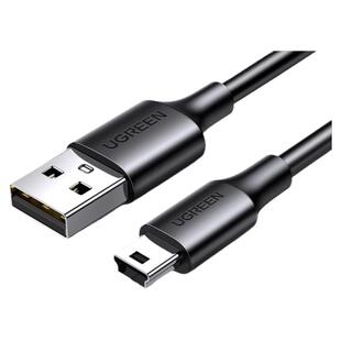 绿联mini usb数据连接线车载行车记录仪移动硬盘梯形口老式旧款转接头通用mp3v3收音机老年机电源充电线t型口