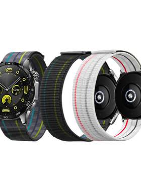 适用华为GT6pro手表带watch5纤维GT5pro尼龙4pro回环GTrunner2编织物watchgt4腕表带3/2pro男女智能运动链