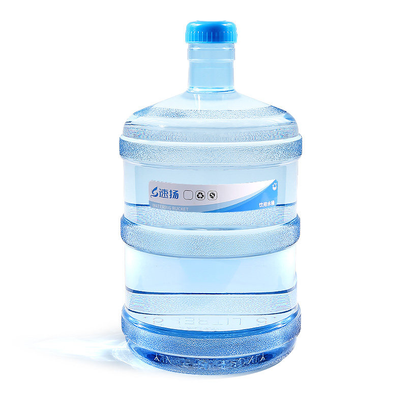 家用储水桶加厚透明纯净水桶矿泉水空桶饮水机手提pc桶装户外饮用