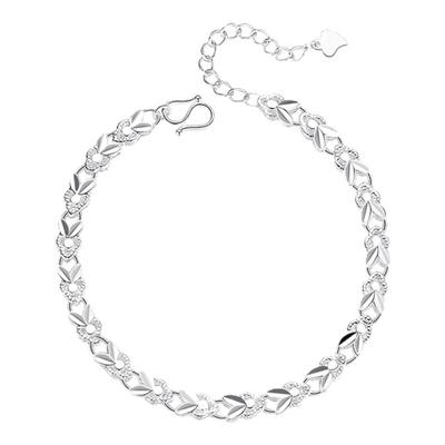 【明星同款】999纯银手链