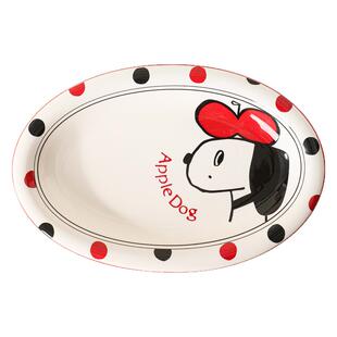 釉下彩陶瓷碗菜盘子家用餐具可爱女生个人专用饭碗2025新款高颜值