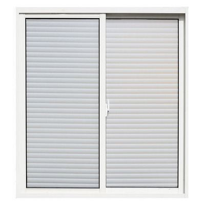 条纹百叶纯白无胶防晒玻璃贴膜