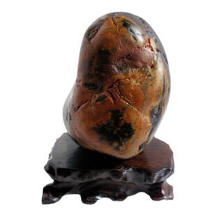 崂山试金湾纯天然试金石原石墨玉玄玉镇宅宝石打金工具海淘石15-1