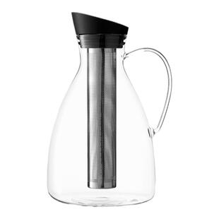 丹麦VIVA 分享耐高温玻璃茶壶冰茶水瓶透明玻璃冰茶壶2.1L/1.4L