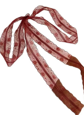 万圣节哥特蕾丝蝴蝶结choker颈链