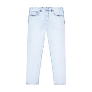 ARMANI EXCHANGE/阿玛尼秋冬新款男纯棉低腰直筒休闲水洗牛仔长裤