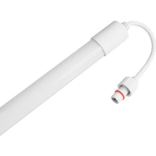 防水灯管户外彩色荧光灯条蓝色线条灯外墙装饰t8工业风led亚克力牌匾日光暖紫色串联洗墙灯冰蓝工程线条灯棍