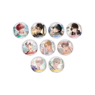 LASER&MANTA珠光徽章