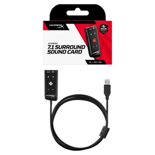 HyperX 极度未知 灵音声卡3.5mm转USB接口 飓风2耳机声卡 虚拟7.1