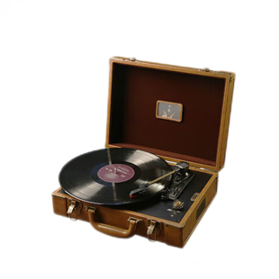 巫牌1900mini黑胶唱片机便携蓝牙音响一体式皮箱留声机中秋节礼物