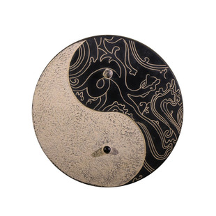 复古太极挂件玄关走廊茶室民宿酒店墙饰壁画背景墙饰乾坤图文化墙