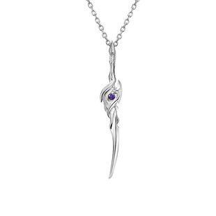 幸运石圣采儿饰品 官方正版联名周边神印王座轮回之剑银戒指项链