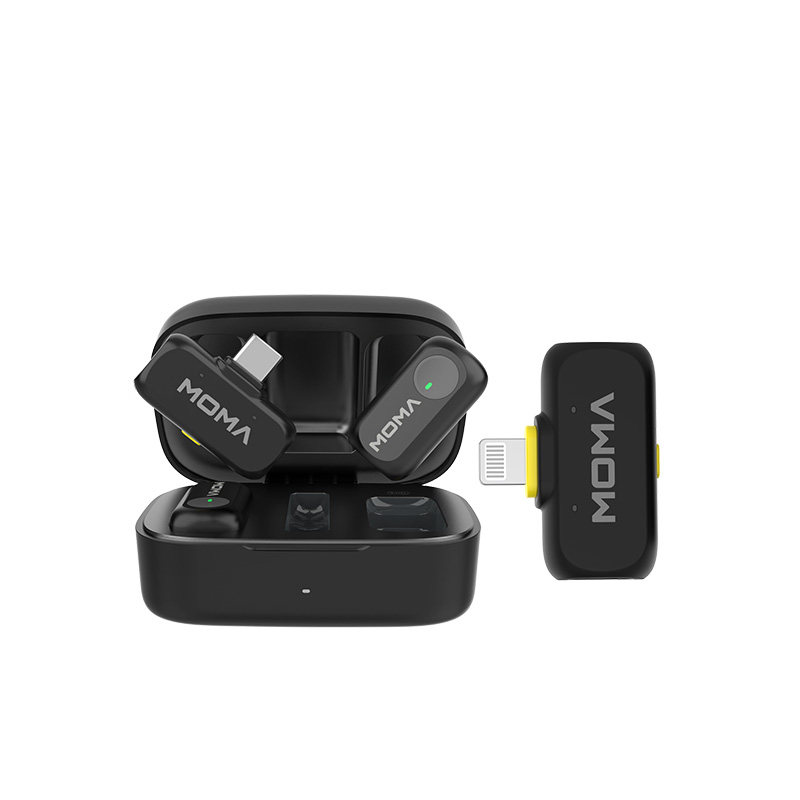 猛玛A1无线领夹式麦克风适用iphone17promax苹果手机拍视频收音麦