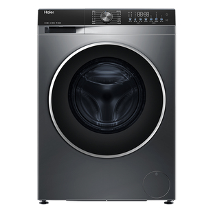 小红花海尔10公斤滚筒洗衣机六维减震38A1全自动直驱除菌螨BE37E