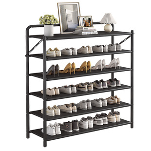 鞋架多层家用入户门口置物架2025新款免安装折叠不占空间简易鞋柜