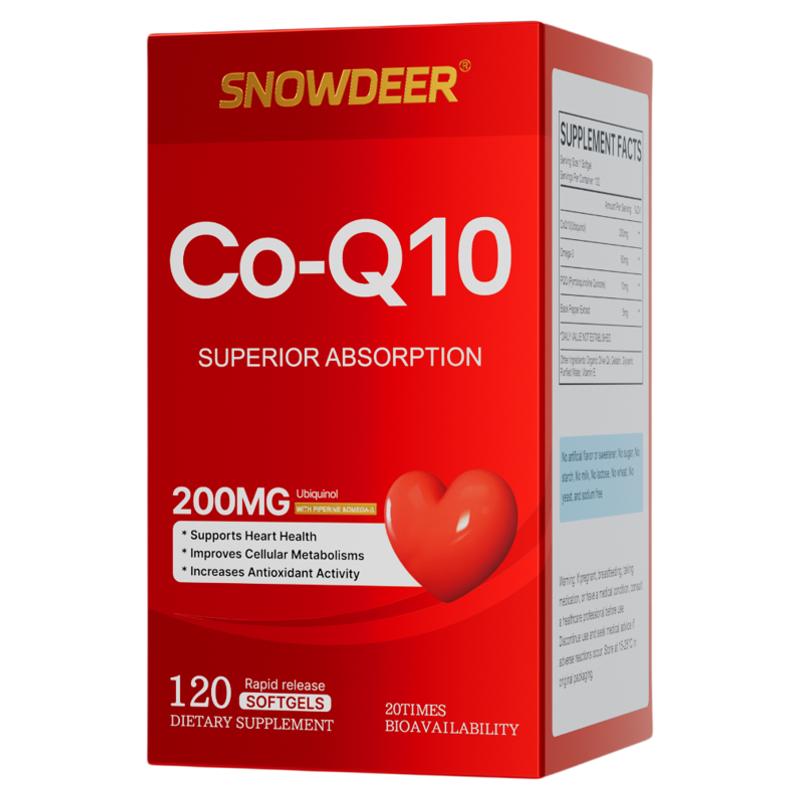 买3送1瓶 400mg240粒新西兰进口辅酶q10软胶囊还原型护心脏强心肌