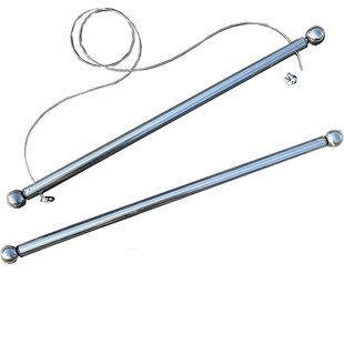 不锈钢吊幔杆广告挂轴挂画轴商场中庭宣传促销吊旗杆挂杆画轴