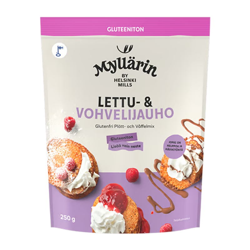 Helsinki芬兰进口无麸质全燕麦松饼预拌粉捏捏华夫饼早餐煎饼材料