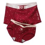 甜米家的情侣内裤红色结婚一对本命年一男一女新婚纯棉内衣套装