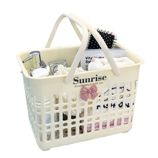 家用手提浴篮洗澡沐浴露洗发水毛巾收纳搓澡用具整理大容量收纳篮