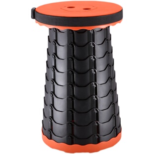 塑料折叠凳子户外便携旅行可调节凳火车高铁马扎凳网红伸收缩座椅