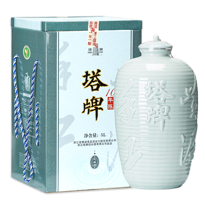 塔牌十年陈酿酒花雕酒5L