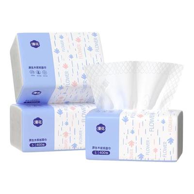 小蛮熊漫花400张30包抽纸整箱