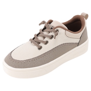 Pansy2025年秋冬季新款盼喜日本女鞋复古厚底运动撞色休闲板鞋