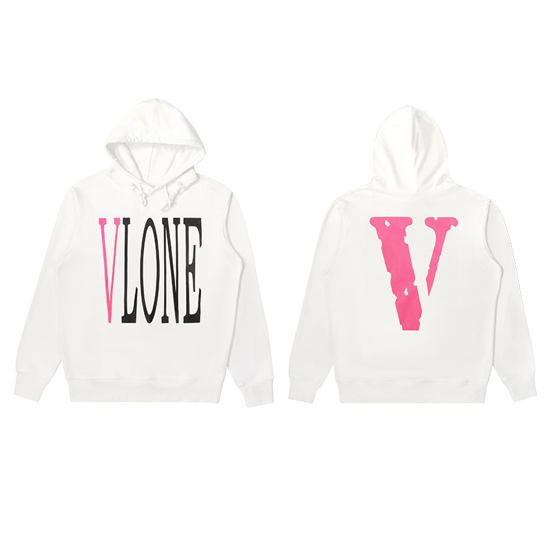 VLONE Staple Hoodle 经典粉色大Logo连帽卫衣 情侣款