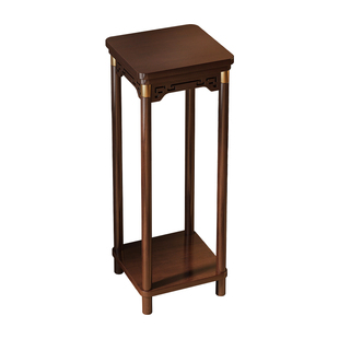 中式花架子客厅落地式置物架多层花台室内绿植花盆景摆放架鱼缸架