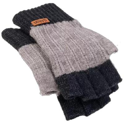 半指手套男士保暖加绒加厚