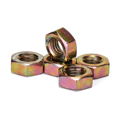 彩锌六角螺母螺帽8.8级