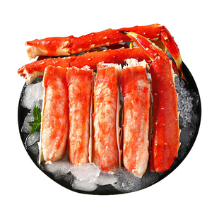 帝王蟹腿蟹腿肉鲜活熟冻雪蟹腿海鲜俄罗斯进口特大螃蟹皇帝蟹水产