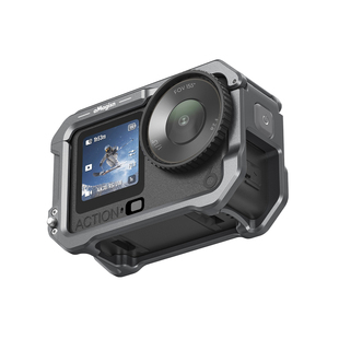 aMagisn阿迈适用大疆DJI Action6金属兔笼轻量化横竖拍骑行拓展保护框OSMOAction6兔笼配件