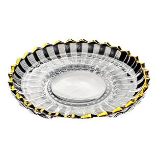 2025新款水晶玻璃碟水果盘小碟子精致小果盘高级感轻奢高档高颜值