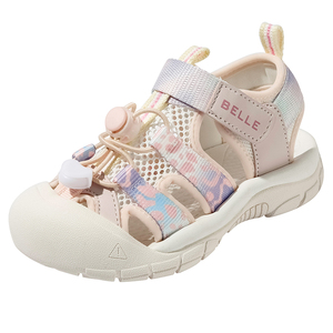 百丽童鞋儿童凉鞋夏季新款女童户外沙滩鞋男童运动凉鞋宝宝溯溪鞋