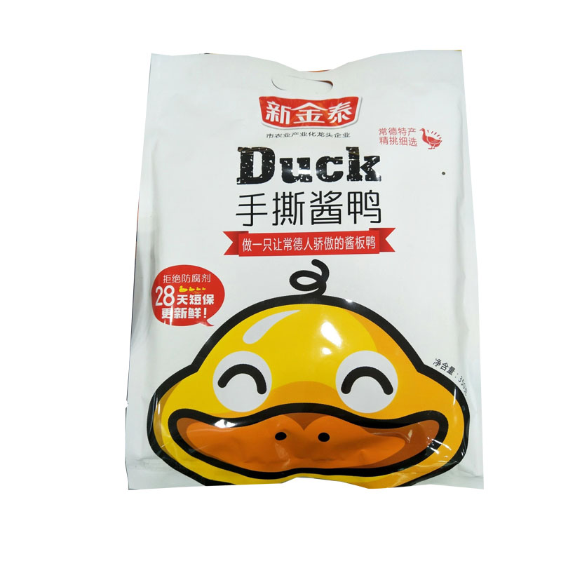 新金泰酱板鸭湖南常德特产 正宗 手撕特辣风干散装鸭肉零食300g