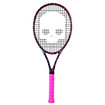 王子全碳素骷髅头网球拍