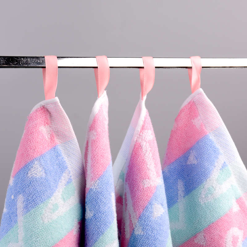 纯棉幼儿园小方巾 20*20cm儿童洗脸面巾宝宝擦手挂式全棉吸水方巾