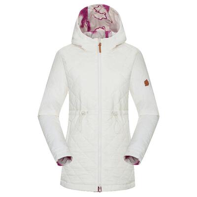 LAFUMA户外秋冬防泼水连帽保暖PRIMALOFT棉服女双面穿棉衣外套