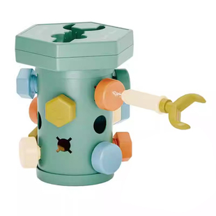 蒙氏教具早教一岁宝宝因果关系婴幼儿儿童动手拆装拧螺丝益智玩具