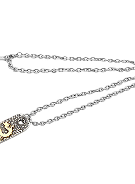 GUUKA龙年限定U字方牌项链