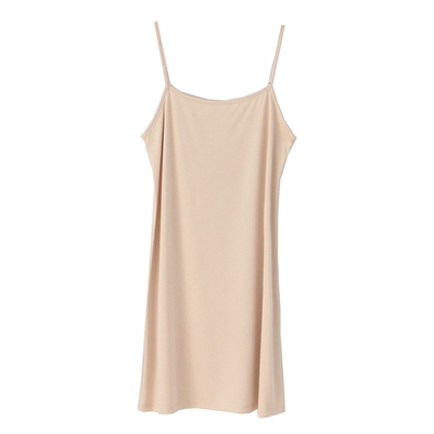 中长款内搭防走光吊带大码背心裙