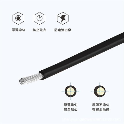 AF200 4平方37/0.37直销铁氟龙电线 透明线电线 100米