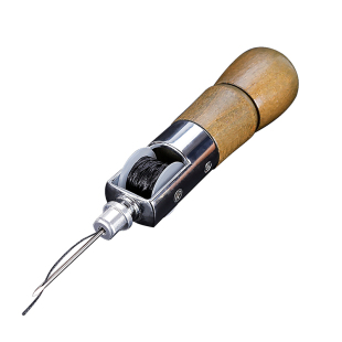 皮革手缝器皮艺皮雕DIY皮具手缝机皮包手工缝线勾线穿孔专用热销