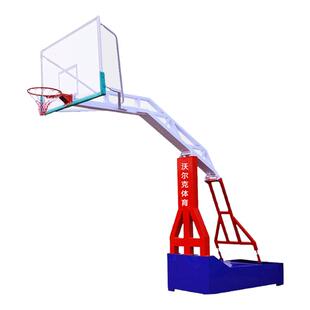 沃尔克 室外篮球架 户外标准成人移动篮球架 比赛篮球框专业固定