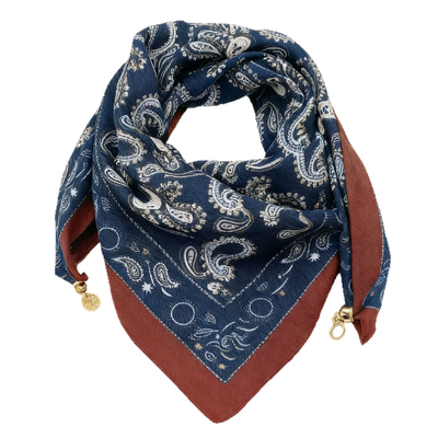 磁吸扣棉麻围巾方巾女装饰护颈