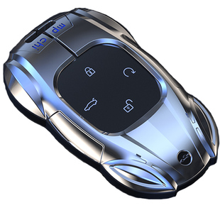 适用24款影豹rpro钥匙套j15广汽传祺gs3影速gs8金属车钥匙包套男